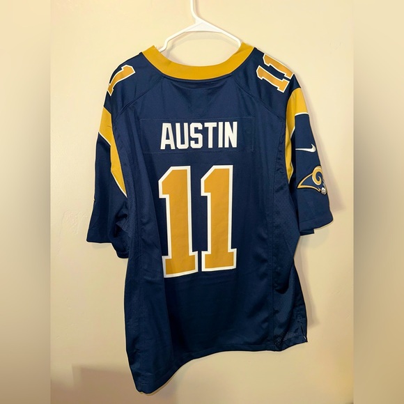 Apparel Tavon Austin Throwback Jersey Navy Blue RAMS TAVON AUSTIN